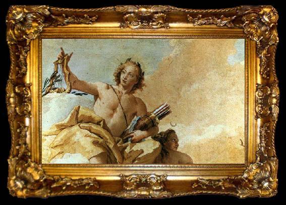 framed  TIEPOLO, Giovanni Domenico Apollo and Diana, ta009-2